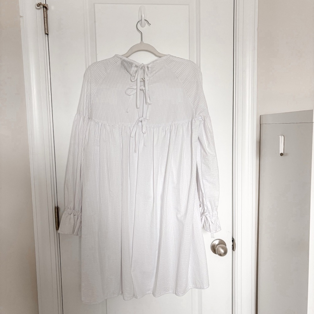 Mette Bjerg Striped Long Sleeve Mini Dress - Picture 7 of 8